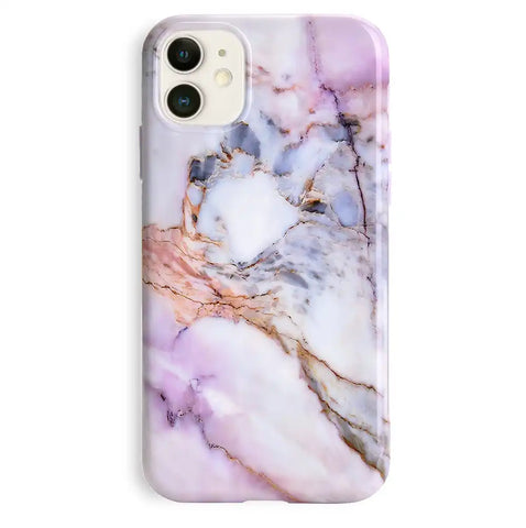 Violet Sky Marble iPhone Case