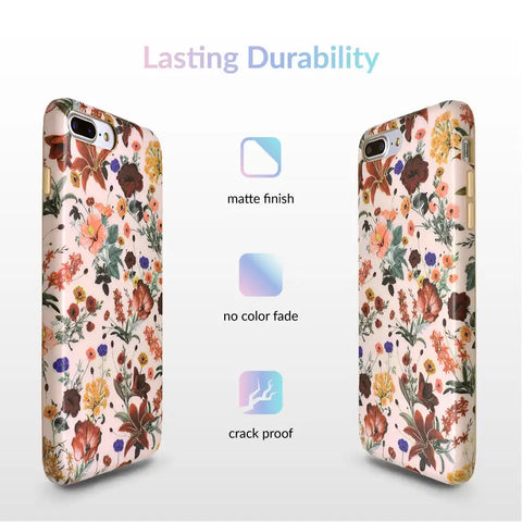 Nude Vintage Floral iPhone Case