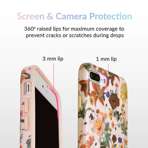Nude Vintage Floral iPhone Case