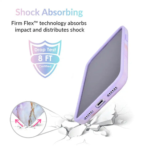 Violet Sky Marble iPhone Case