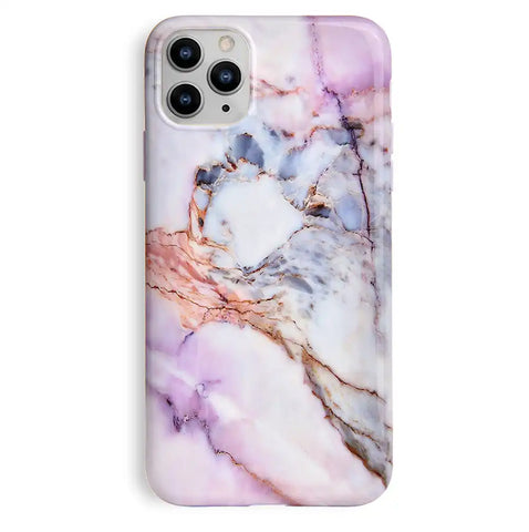 Violet Sky Marble iPhone Case