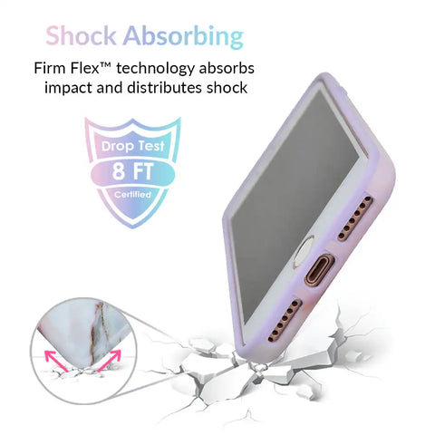 Violet Sky Marble iPhone Case