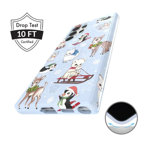 Winter Wonderland Baby Animals Samsung Case