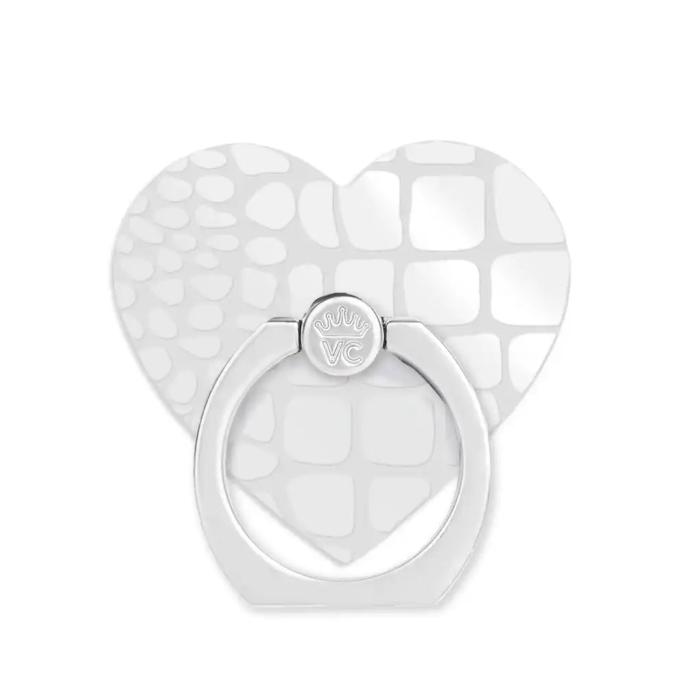 White Croc Phone Ring