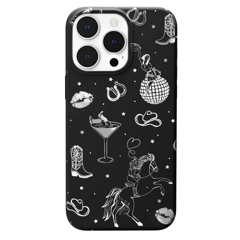 Disco Cowgirl iPhone Case