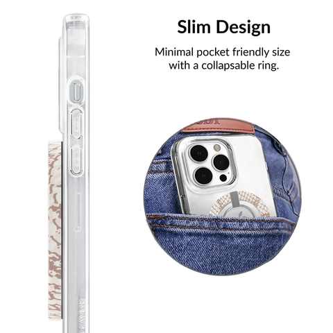 Nude Python MagSafe Grip Ring