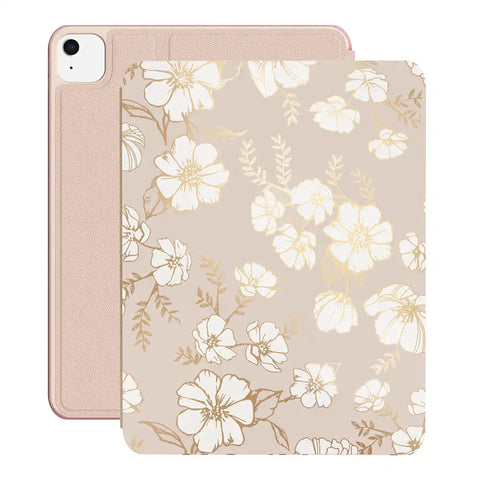 White Floral iPad Case 2.0