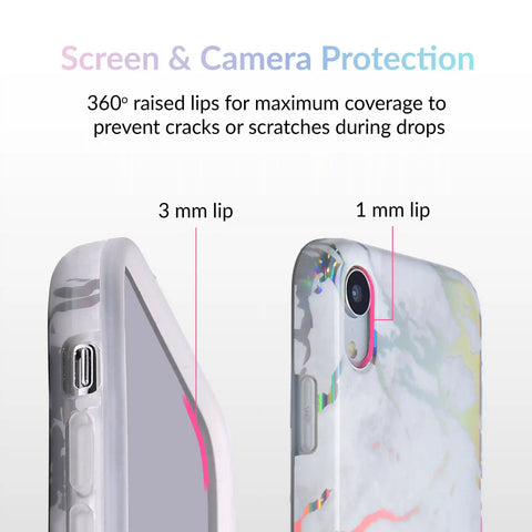 Holo White Marble iPhone Case