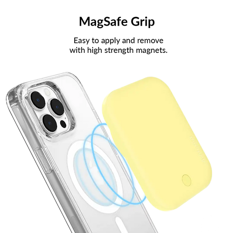 Yellow Portable MagSafe Charger Power Pack