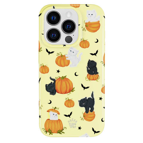 Purrfect Pumpkins iPhone Case