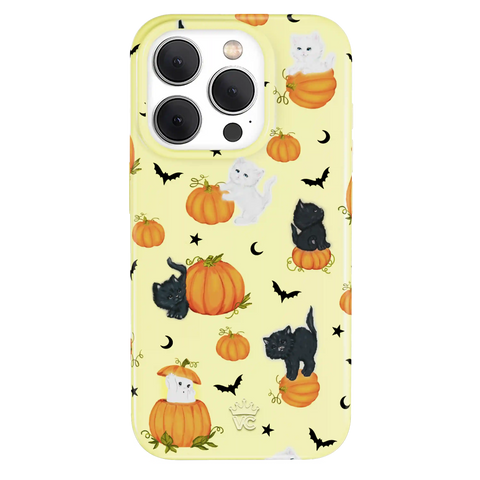 Purrfect Pumpkins iPhone Case