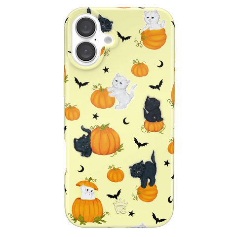 Purrfect Pumpkins iPhone Case