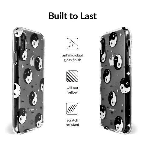 Yin & Yang Clear iPhone Case