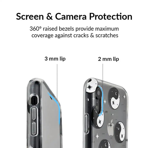 Yin & Yang Clear iPhone Case